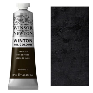 Winsor & Newton Winton Oil Colour 37ml Lamp Black