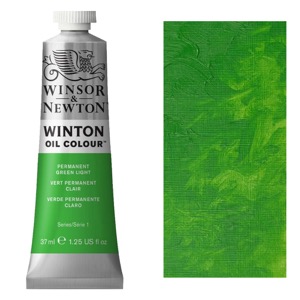 Winsor & Newton Winton Oil Colour 37ml Permanent Green Light