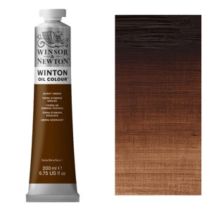 Winsor & Netwon Winton Oil Colour 200ml Burnt Umber