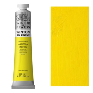 Winsor & Newton Winton Oil Colour 200ml Cadmium Lemon