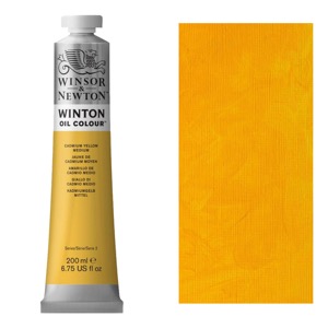 Winsor & Newton Winton Oil Colour 200ml Cadmium Yellow Medium
