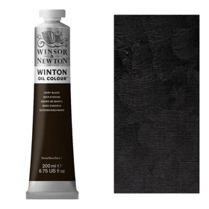 Winsor & Newton Winton Oil Colour 200ml Ivory Black