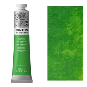 Winsor & Newton Winton Oil Colour 200ml Permanent Green Light