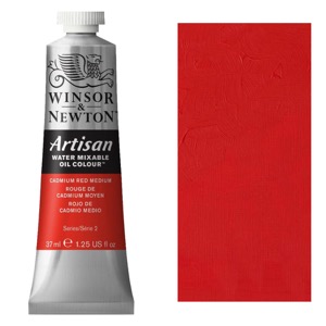 Winsor & Newton Artisan Water Mixable Oil 37ml Cadmium Red Medium