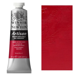 Winsor & Newton Artisan Water Mixable Oil 37ml Cadmium Red Dark