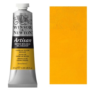 Winsor & Newton Artisan Water Mixable Oil 37ml Cadmium Yellow Medium