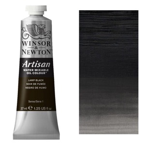 Winsor & Newton Artisan Water Mixable Oil 37ml Lamp Black