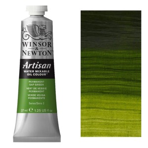 Winsor & Newton Artisan Water Mixable Oil 37ml Permanent Sap Green