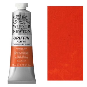 Winsor & Newton Griffin Alkyd 37ml Cadmium Red Light Hue