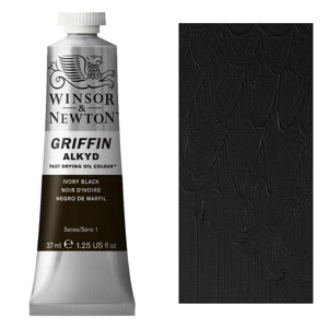 Winsor & Newton Griffin Alkyd 37ml Ivory Black