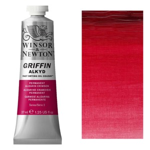 Winsor & Newton Griffin Alkyd 37ml Permanent Alizarin Crimson
