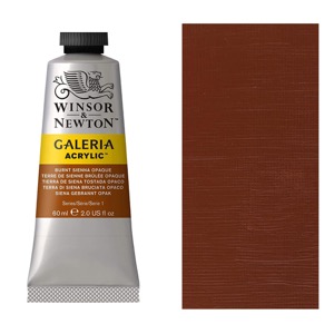 Winsor & Newton Galeria Acrylic 60ml Burnt Sienna Opaque