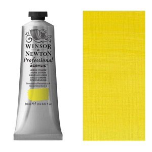 Winsor & Newton Professional Acrylic 60ml Lemon Yellow