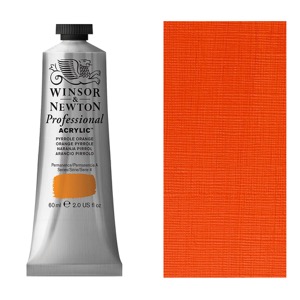 Winsor & Newton Professional Acrylic 60ml Pyrrole Orange