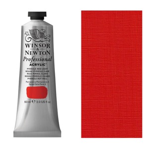 Winsor & Newton Professional Acrylic 60ml Pyrrole Red Light