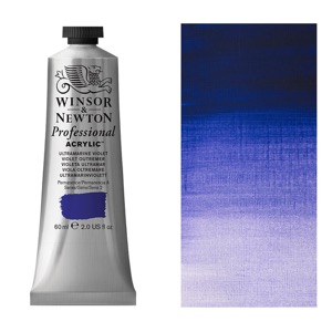 Winsor & Newton Professional Acrylic 60ml Ultramarine Violet
