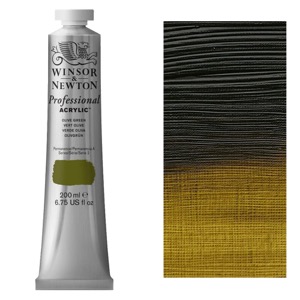 Winsor Artists' Acrylic Colors 200ml - Olive Green