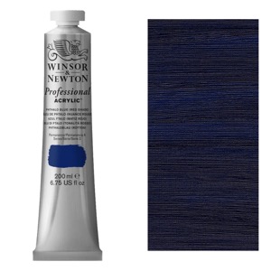 Winsor Artists' Acrylic Colors 200ml - Phthalo Blue (Red Shade)