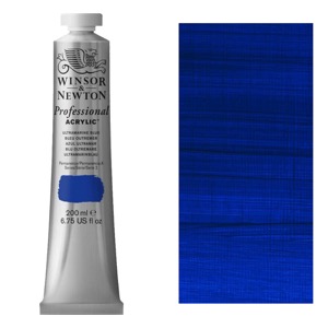 Winsor & Newton Professional Acrylic 200ml Ultramarine Blue