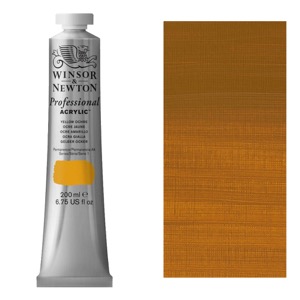 Winsor & Newton Professional Acrylic 200ml Yellow Ochre