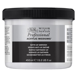 Winsor & Newton Professional Acrylic Satin UV Varnish 450ml