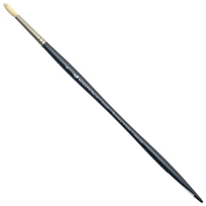 Winsor Artists' Oil Brush - Long Handle Round - Size 4