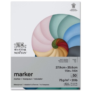 Winsor & Newton Bleedproof Marker Pad 20lb 11"x14"