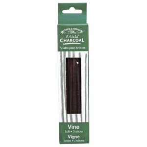Winsor & Newton Artists' Vine Charcoal 3 Pack Soft
