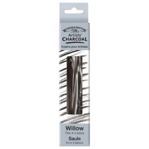 Winsor & Newton Artists' Willow Charcoal 3 Pack Thin