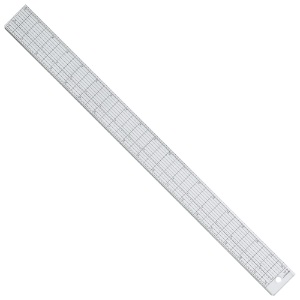 Standard Grid Ruler with Stainless Steel Edge 18"