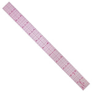 Standard Beveled 8th Graph Ruler 12"