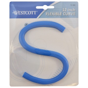 Template C-Thru TC-380 Vinyl Flexible Curve 12"