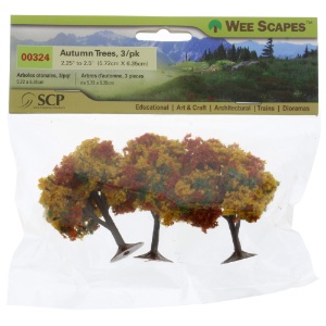 Wee Scapes Autumn Tree - 3 pack