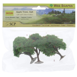 Wee Scapes Apple Trees - 3pack