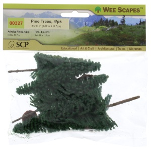 Wee Scapes Pine Trees - 4 pack