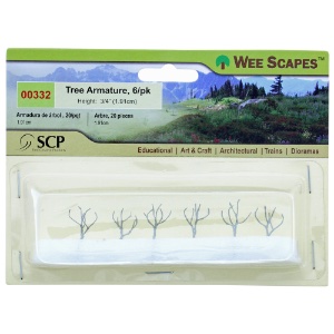 Wee Scapes Roundhead Armature - 6 pack