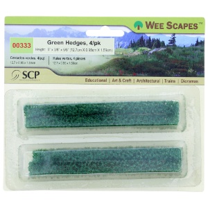 Wee Scapes Green Hedges - 4 pack