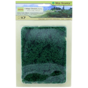 Simi Creative Wee Scapes Foliage Clusters 150 Sq. In. Bushes Medium Green