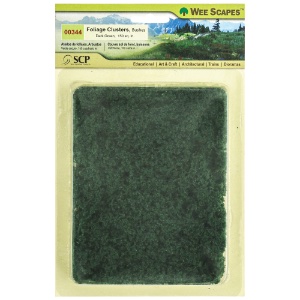 Simi Creative Wee Scapes Foliage Clusters 150 Sq. In. Bushes Dark Green