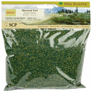 Simi Creative Wee Scapes Blended Turf 20 Cu. In. Medium Grass Green