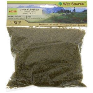 Simi Creative Wee Scapes Ground Cover Turf 20 Cu. In. Coarse Golden Straw