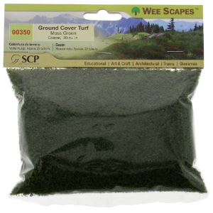 Simi Creative Wee Scapes Ground Cover Turf 20 Cu. In. Coarse Moss Green