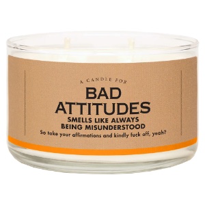 Whiskey River Soap Co. Duo Candle Bad Attitudes