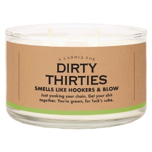 Whiskey River Soap Co. Duo Candle Dirty Thirty