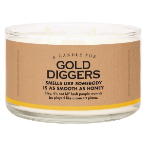 Whiskey River Soap Co. Duo Candle Gold Digger
