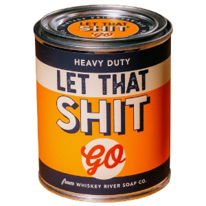 Whiskey River Soap Company Vintage Paint Soy Candle 12oz Let That Shit Go