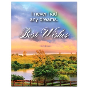 Whiskey River Soap Co. Greeting Card Never Had Any Dreams