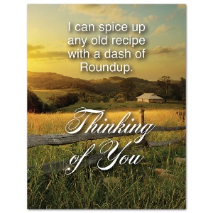 Whiskey River Soap Co. Greeting Card Dash Of Roundup