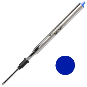 Monteverde USA Soft Roll Ballpoint Pen Medium Refill 2 Pack Blue
