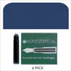 Monteverde Standard Ink Cartridge 6 Pack Blue Black